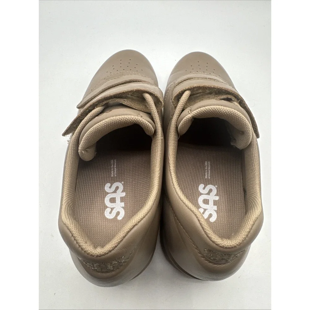 SAS Womens Me Too Mocha Tan Brown Size 4.5 Shoes Made In USA NEW Leather Slip On